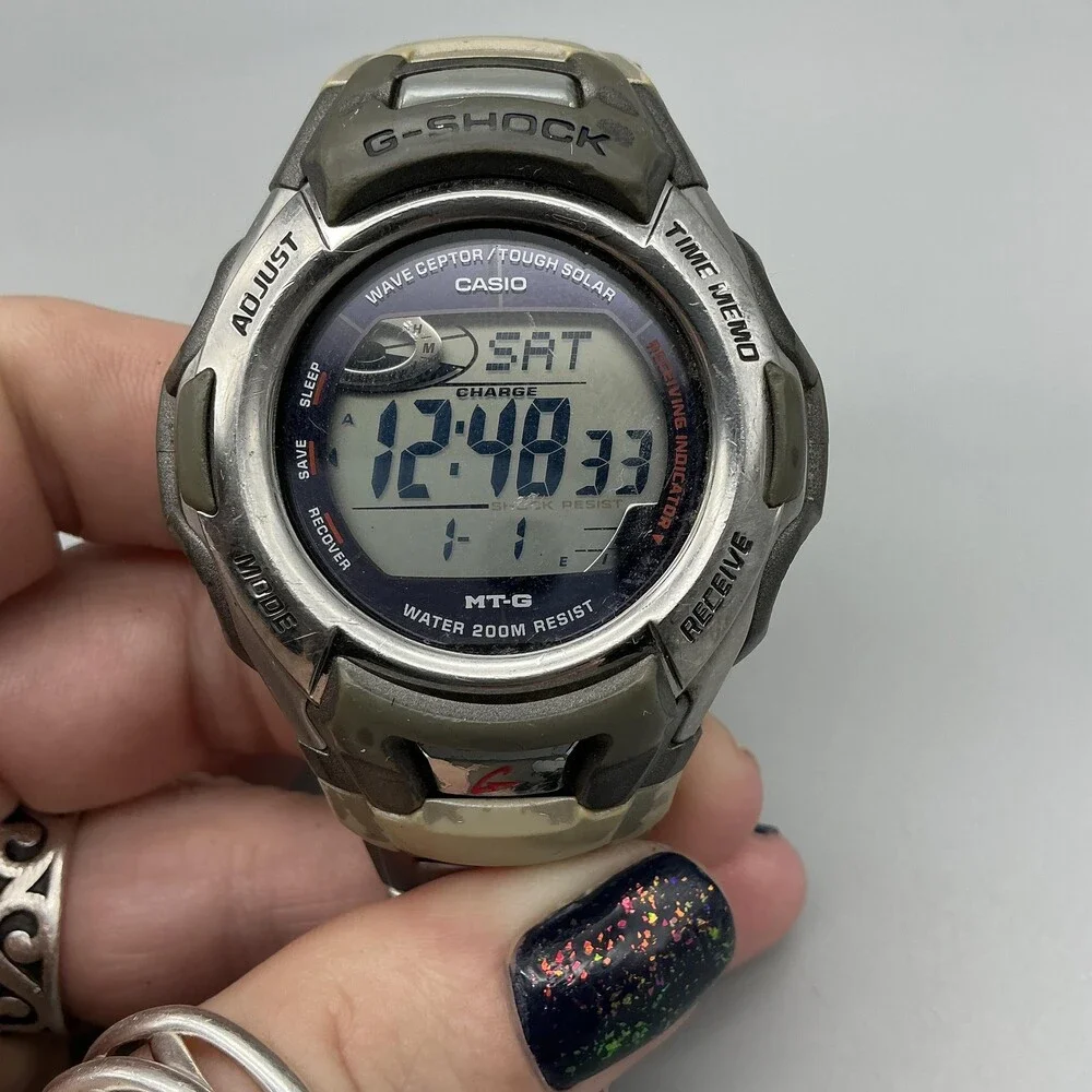 Casio G-Shock 2638 MTG-900 Mens Watch 42mm Solar Atomic Stainless 8.25